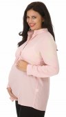 Bluza gravide office roz