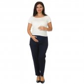 Pantaloni office gravide bluemarin