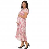 Rochie gravide lunga roz