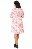 Rochie Scurtă de Gravide Roz – Confort, Stil și Lejeritate