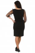 Rochie Elegantă de Ocazie pentru Gravide și Alăptare, Neagră